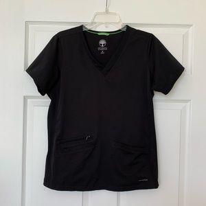 Healing Hands HH Works Black Scrub Top & Pants